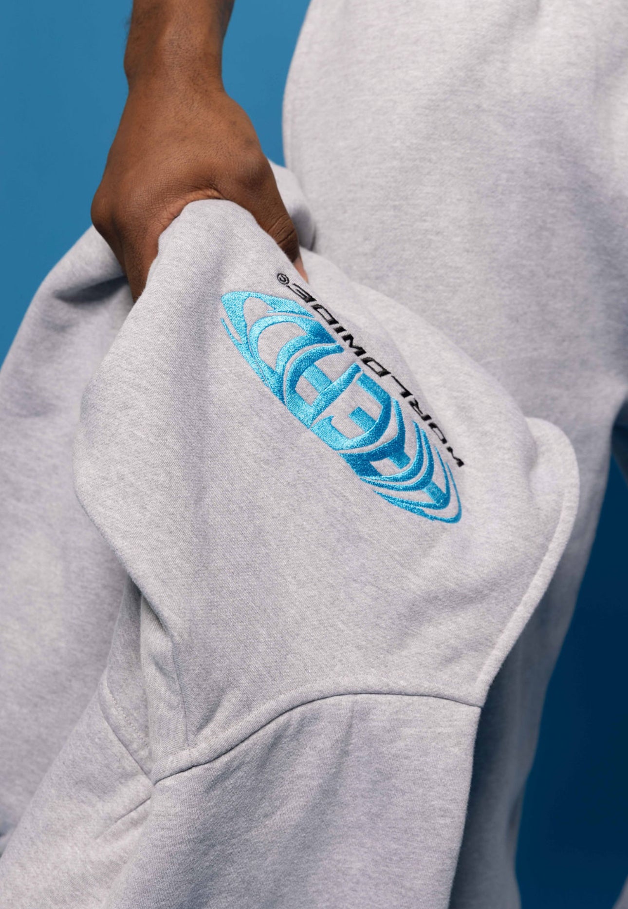 Worldwide "V2" Grey Hoodie