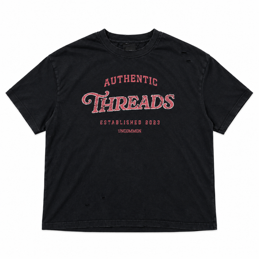 Authentic Threads "Vintage Black" Tee