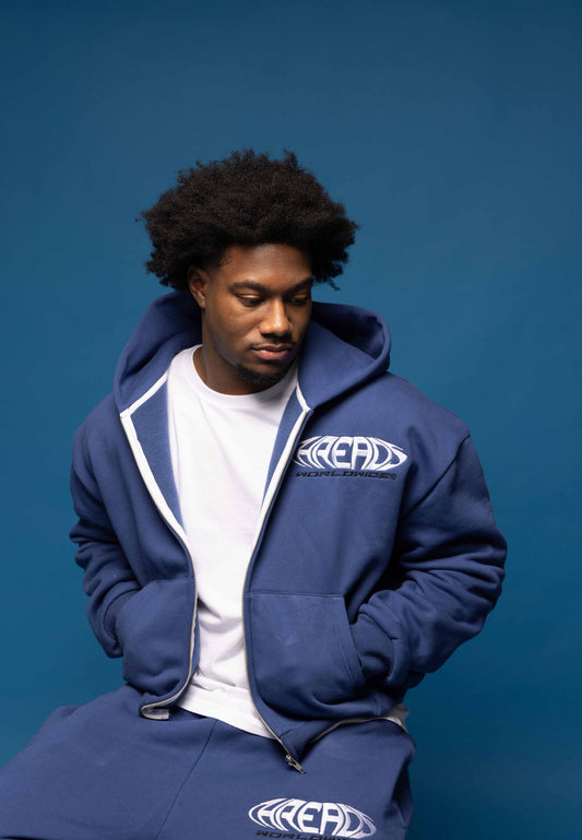 Worldwide "V2" Blue Hoodie