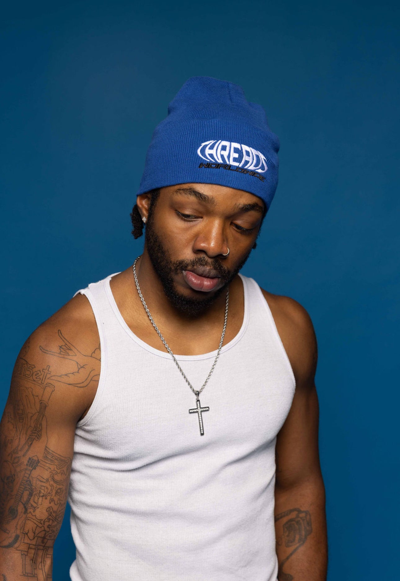 Uncommon Worldwide Blue Beanie