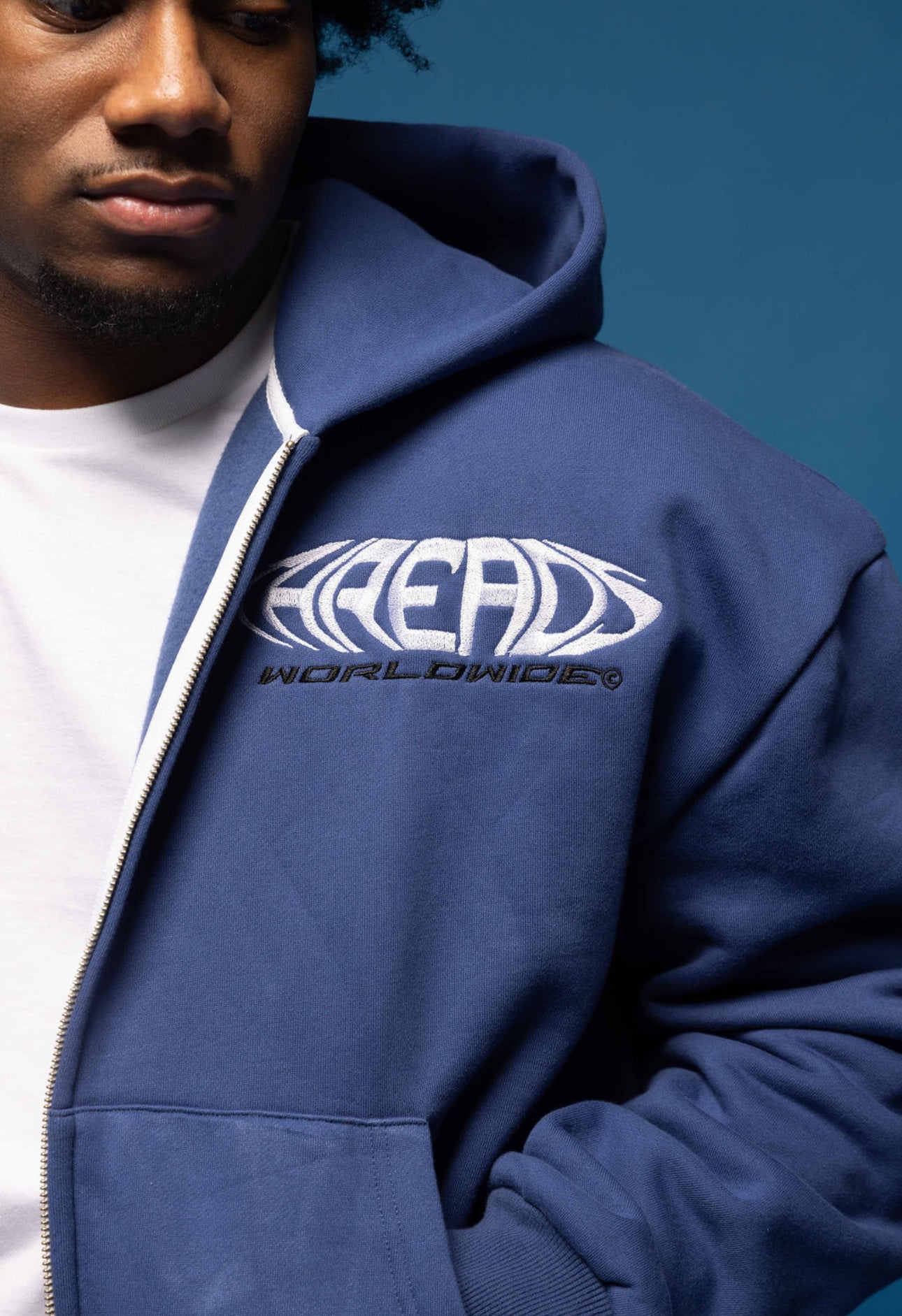 Worldwide "V2" Blue Hoodie